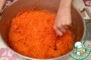 Домашняя морковь по-корейски